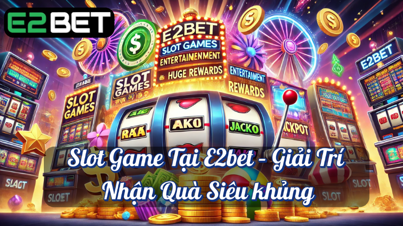 Slot game tại e2bet giải trí nhận quà siêu khủng